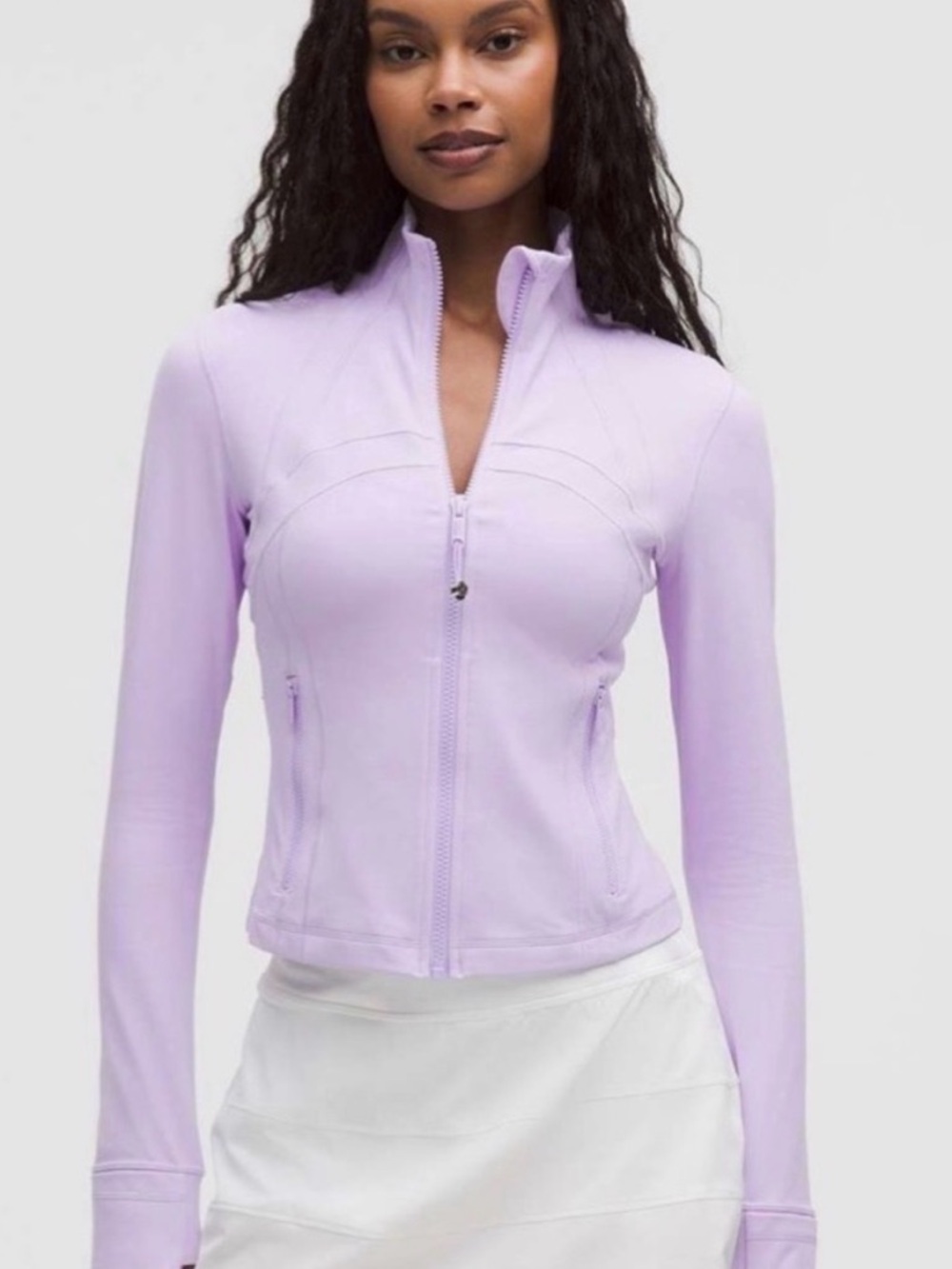 NWT Lululemon lavender frost Define Cropped Jacket Nulu size 6